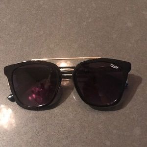 Quay Black/Gold sunglasses